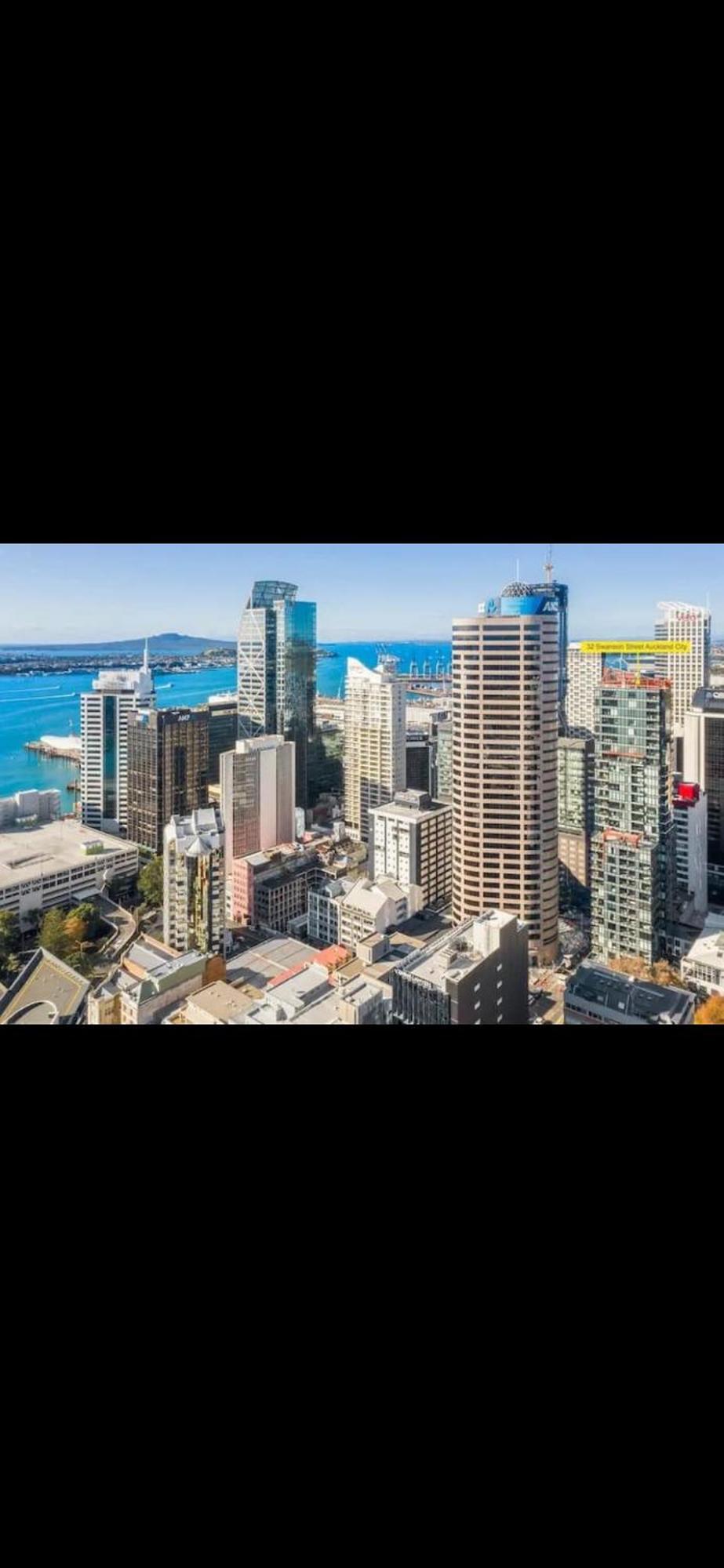 אוקלנד 天空城景 海景 私人大阳台公寓 מראה חיצוני תמונה